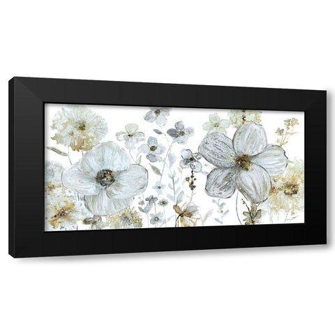 Garden Glitter III Black Modern Wood Framed Art Print by Robinson, Carol