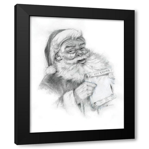 Believe Black Modern Wood Framed Art Print with Double Matting by Manning, Ruane