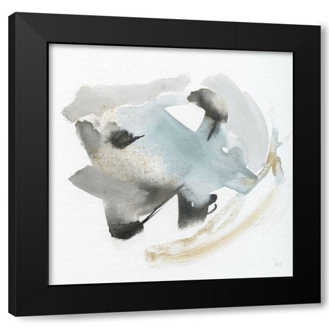 Sand and Sky I Black Modern Wood Framed Art Print by Jill, Susan