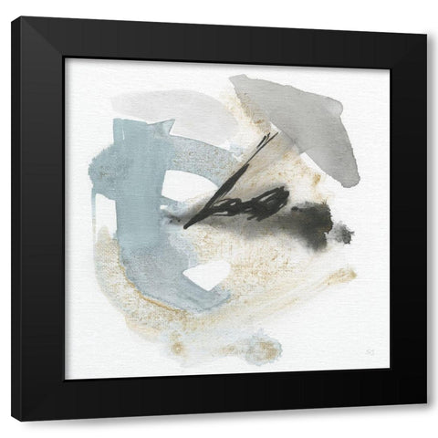 Sand and Sky II Black Modern Wood Framed Art Print by Jill, Susan