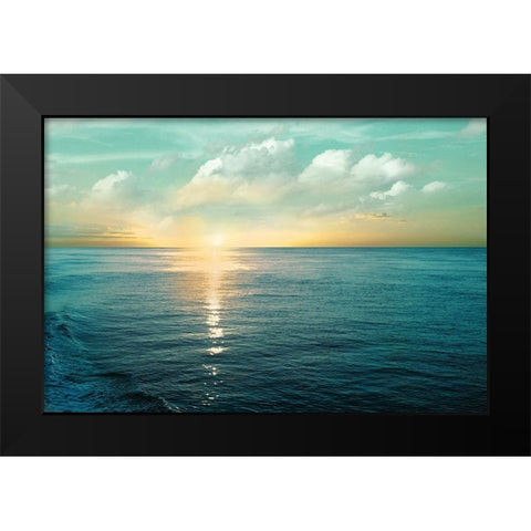 Let There Be Light Black Modern Wood Framed Art Print by Nan