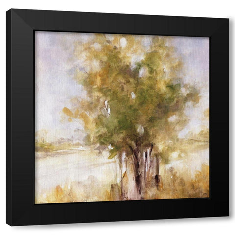 Gentle Groves I Black Modern Wood Framed Art Print with Double Matting by Robinson, Carol