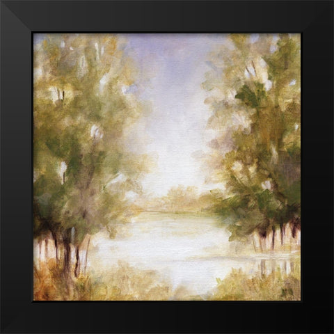 Gentle Groves II Black Modern Wood Framed Art Print by Robinson, Carol