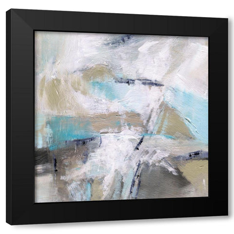 Perdendicular Black Modern Wood Framed Art Print by Shapiro, Judith