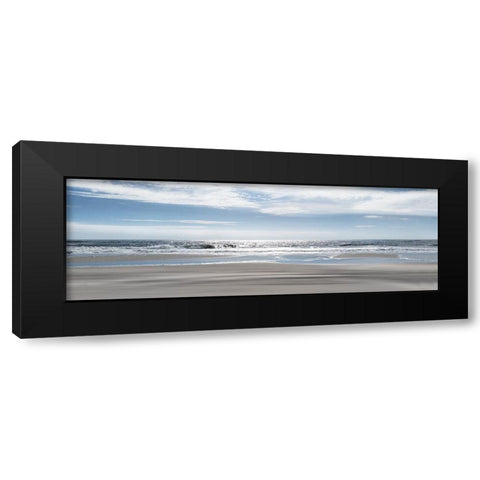 Beach Bliss Black Modern Wood Framed Art Print with Double Matting by Manning, Ruane