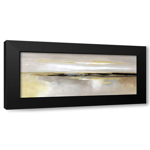 Silver Lining Black Modern Wood Framed Art Print with Double Matting by Nan