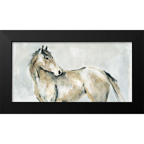 Turning Toward Black Modern Wood Framed Art Print by Robinson, Carol