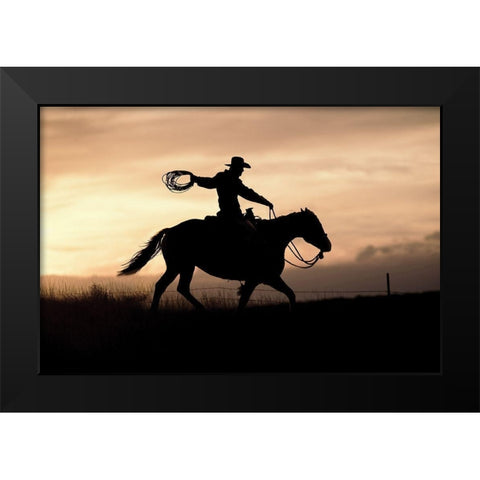 Rope and Black Modern Wood Framed Art Print by Delimont, Danita