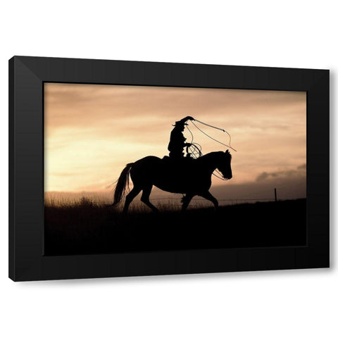 Rope and Black Modern Wood Framed Art Print by Delimont, Danita