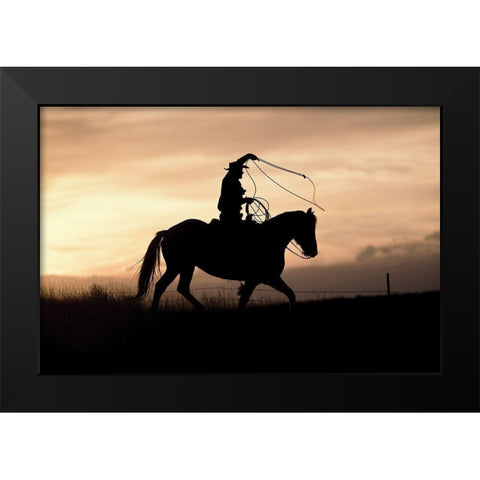 Rope and Black Modern Wood Framed Art Print by Delimont, Danita