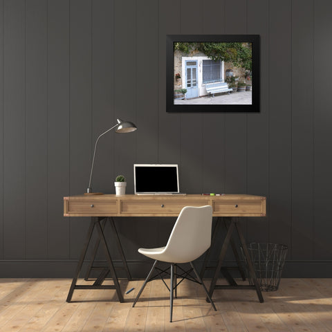 Les Corbieres Black Modern Wood Framed Art Print by Delimont, Danita