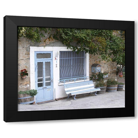 Les Corbieres Black Modern Wood Framed Art Print by Delimont, Danita