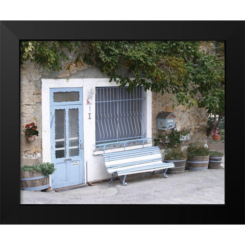 Les Corbieres Black Modern Wood Framed Art Print by Delimont, Danita