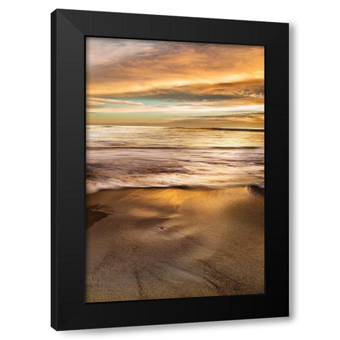Windansea Black Modern Wood Framed Art Print by Delimont, Danita