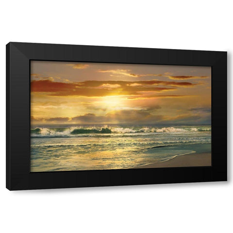 Close To Black Modern Wood Framed Art Print by Calascibetta, Mike