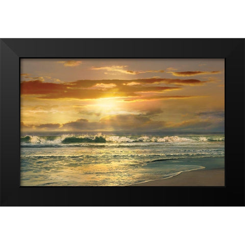 Close To Black Modern Wood Framed Art Print by Calascibetta, Mike