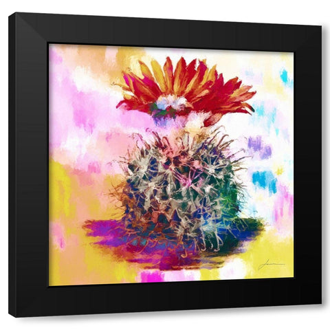 Desert Bloom Black Modern Wood Framed Art Print by Burghardt, James