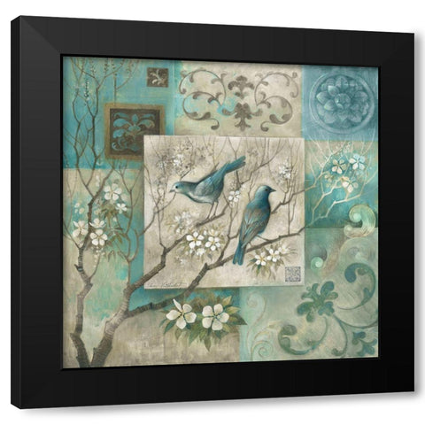 Arboretum Spring Song III Black Modern Wood Framed Art Print by Vollherbst-Lane, Elaine