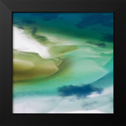 Washy Geo I Black Modern Wood Framed Art Print by Delimont, Danita