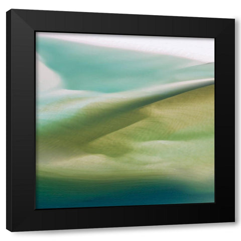 Washy Geo II Black Modern Wood Framed Art Print with Double Matting by Delimont, Danita