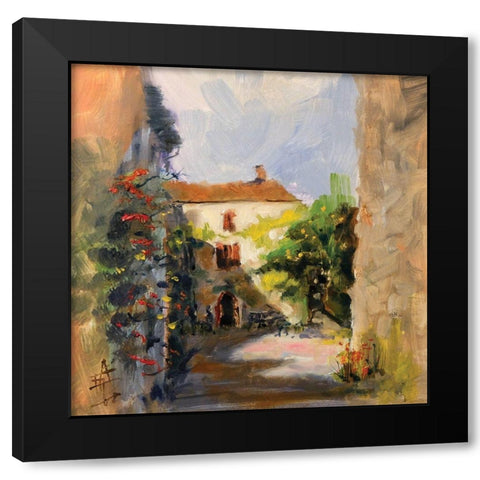 France II Black Modern Wood Framed Art Print by Farrall Doyle, Anne