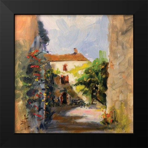 France II Black Modern Wood Framed Art Print by Farrall Doyle, Anne