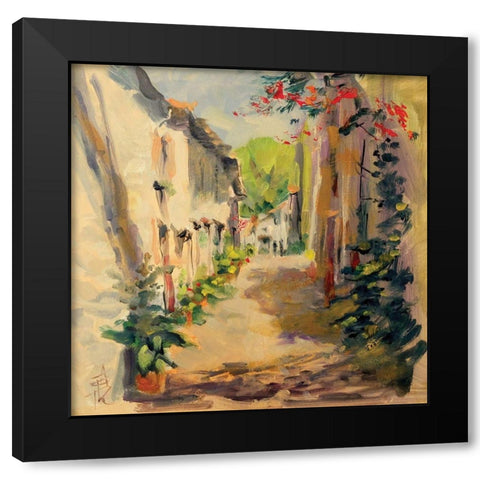 France III Black Modern Wood Framed Art Print by Farrall Doyle, Anne