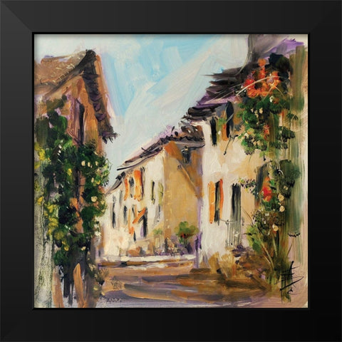 France IV Black Modern Wood Framed Art Print by Farrall Doyle, Anne