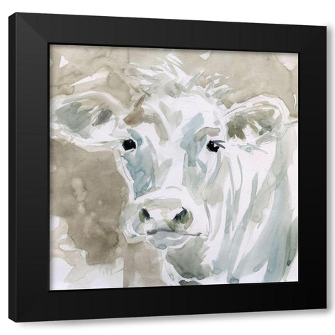 Boss E. Black Modern Wood Framed Art Print with Double Matting by Robinson, Carol