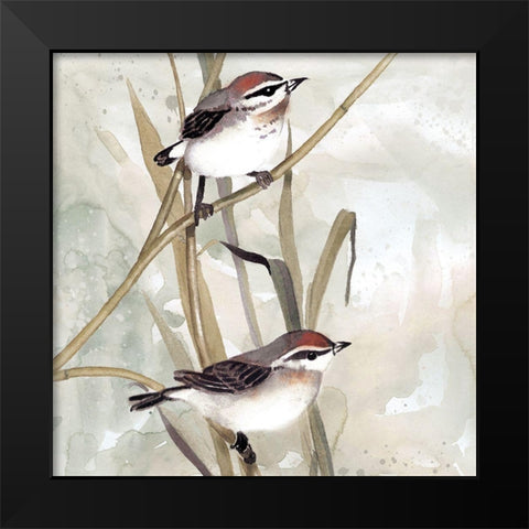 Neutral Spring I Black Modern Wood Framed Art Print by Robinson, Carol