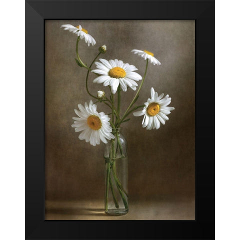 Still Life I Black Modern Wood Framed Art Print by Disher, Mandy