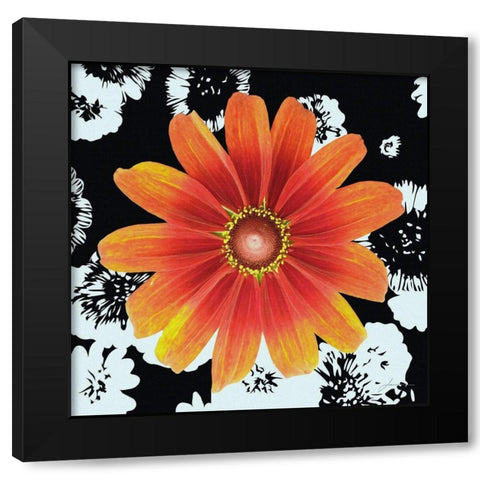 Black and Bloom Black Modern Wood Framed Art Print by Burghardt, James