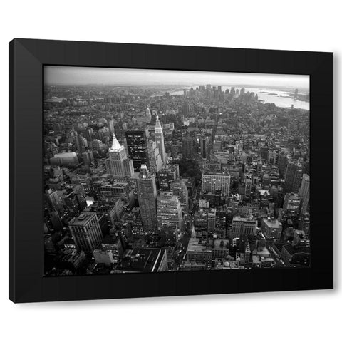 Empire State Black Modern Wood Framed Art Print by Delimont, Danita
