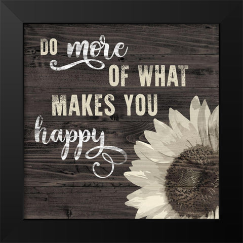 What Makes Black Modern Wood Framed Art Print by Carpentieri, Natalie