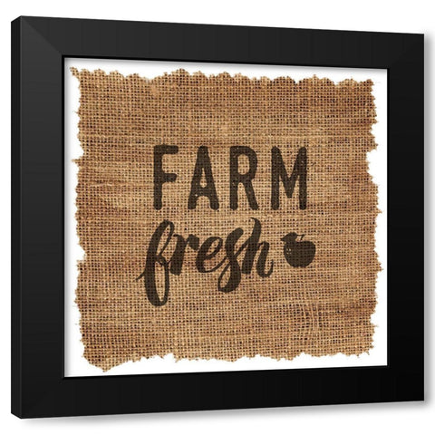 Farm Fresh Black Modern Wood Framed Art Print with Double Matting by Murray, Amanda
