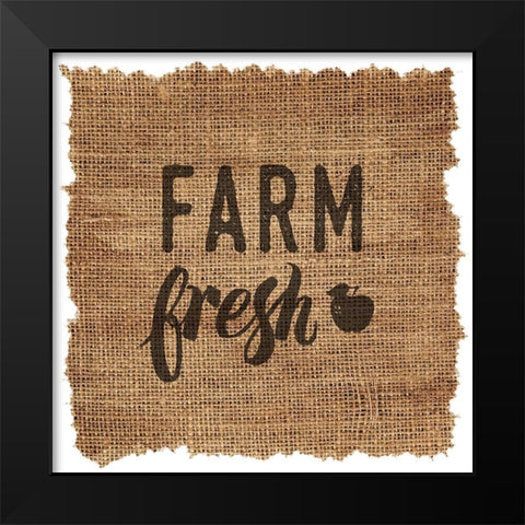 Farm Fresh Black Modern Wood Framed Art Print by Murray, Amanda