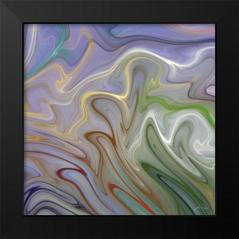 Vape II Black Modern Wood Framed Art Print by Burghardt, James