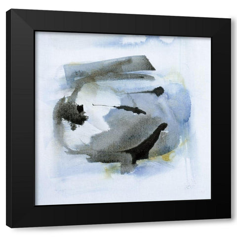 Cool Water III Black Modern Wood Framed Art Print by Jill, Susan