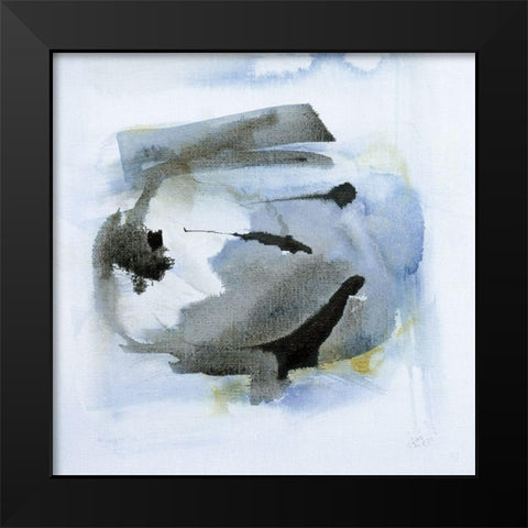 Cool Water III Black Modern Wood Framed Art Print by Jill, Susan