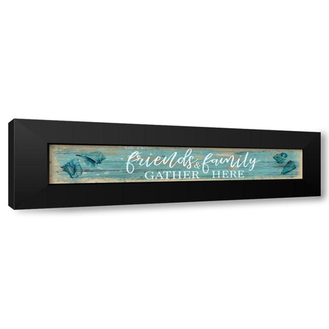 Friends And Black Modern Wood Framed Art Print with Double Matting by Robinson, Carol