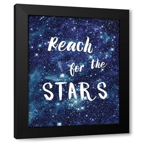 Reach For The Black Modern Wood Framed Art Print with Double Matting by Murray, Amanda