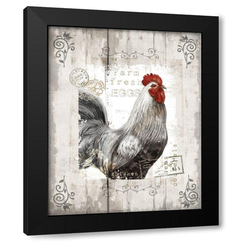 Farm Fresh Black Modern Wood Framed Art Print with Double Matting by Knutsen, Conrad
