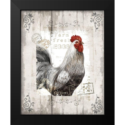 Farm Fresh Black Modern Wood Framed Art Print by Knutsen, Conrad