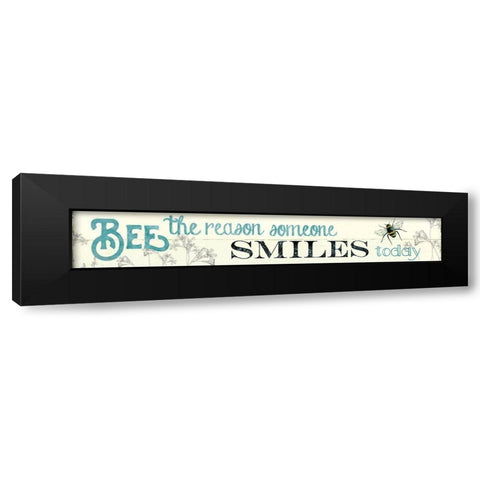Bee The Reason Black Modern Wood Framed Art Print with Double Matting by Robinson, Carol