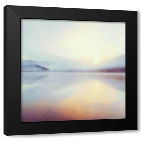 Sunrise Over Beaver Black Modern Wood Framed Art Print by Delimont, Danita