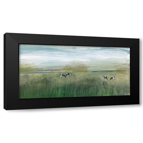 Grazing In Shandelee Black Modern Wood Framed Art Print with Double Matting by Jill, Susan