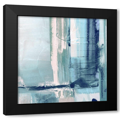 Miss The Sea I Black Modern Wood Framed Art Print by Jill, Susan