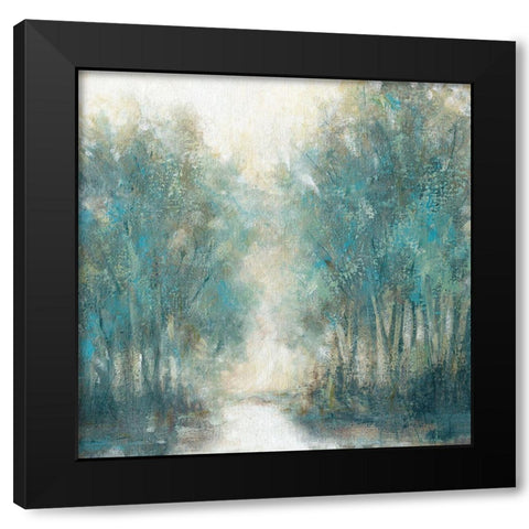 Lakeside Groves Black Modern Wood Framed Art Print by Robinson, Carol