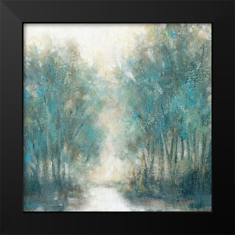 Lakeside Groves Black Modern Wood Framed Art Print by Robinson, Carol