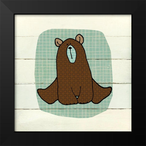 Woodland Black Modern Wood Framed Art Print by Robinson, Carol